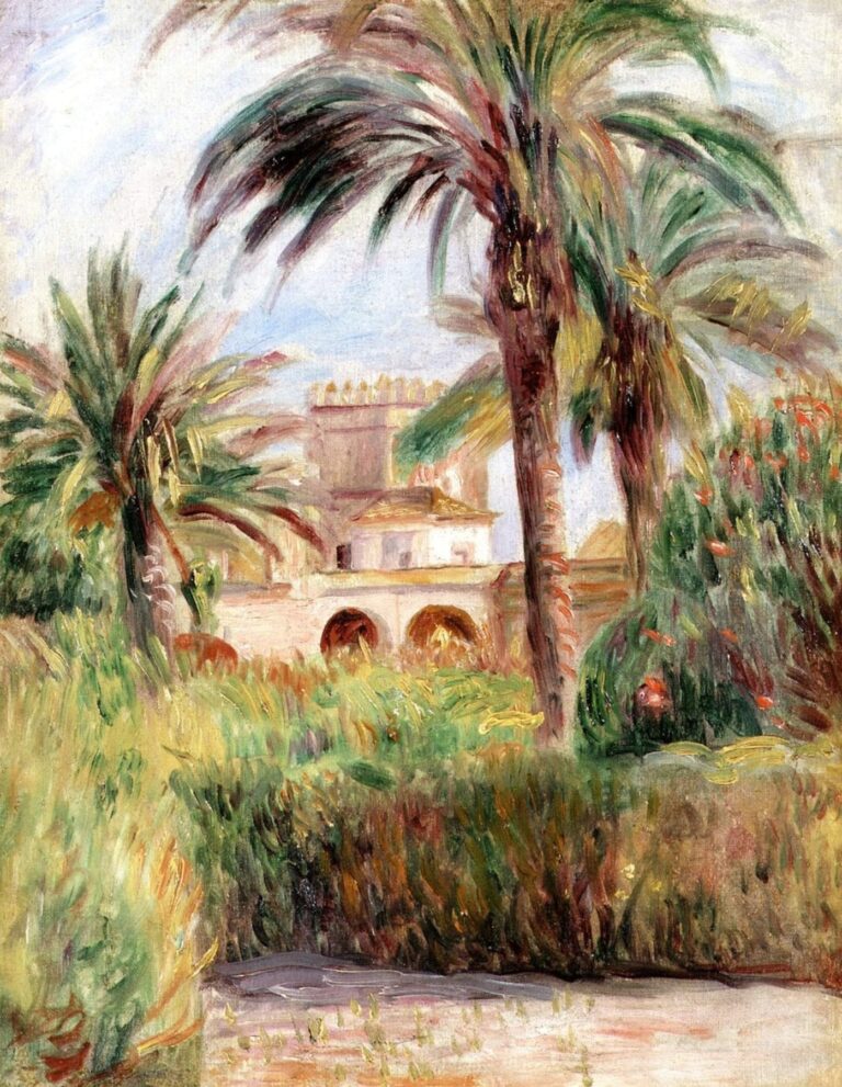 Le jardin d’essai à Alger – Pierre-Auguste Renoir Pierre-Auguste Renoir