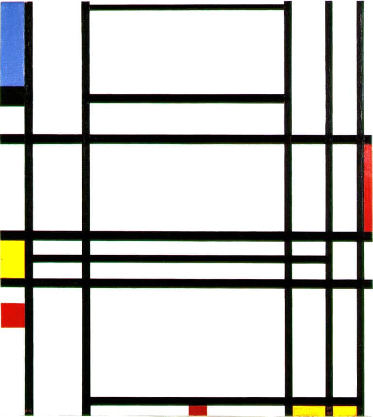 Composition n°10 – Mondrian Piet Mondrian