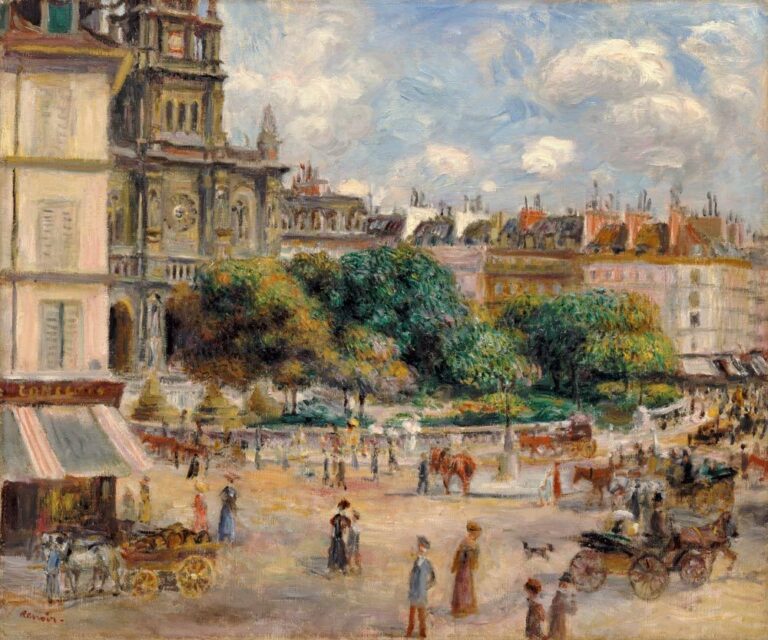 Place De La Trinité – Pierre-Auguste Renoir Pierre-Auguste Renoir