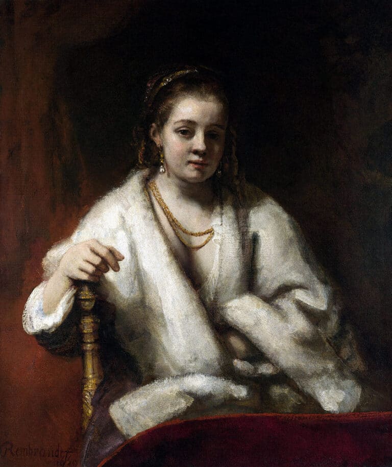Portrait d’Hendrickje Stoffels – Rembrandt van Rijn Rembrandt van Rijn