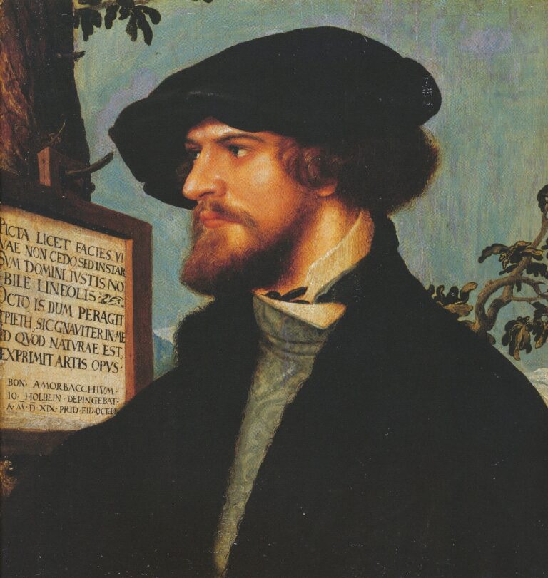 Portrait de Bonifacius Amerbach – Hans Holbein le Jeune Hans Holbein le Jeune