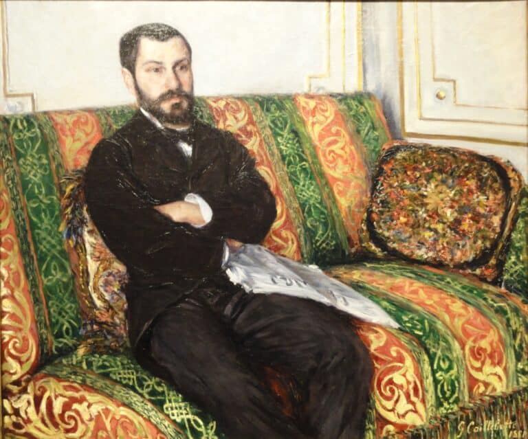 Portrait de Richard Gallo – Caillebotte Gustave Caillebotte