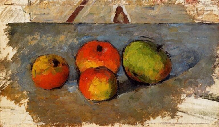 Quatre pommes – Paul Cézanne Paul Cézanne