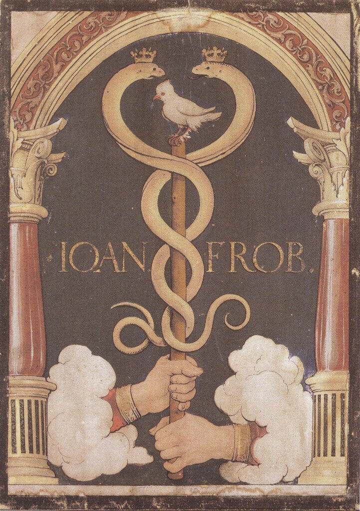 Dispositif d’impression de Johannes Froben – Hans Holbein le Jeune Hans Holbein le Jeune