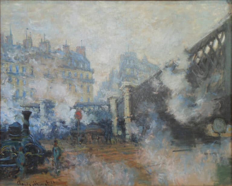 Le Pont de l’Europe, gare Saint-Lazare – Claude Monet Claude Monet