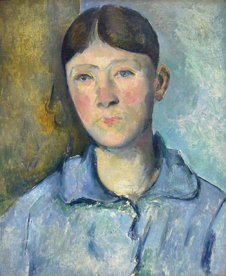 Le portrait de Madame Cezanne de Paul Cézanne Paul Cézanne