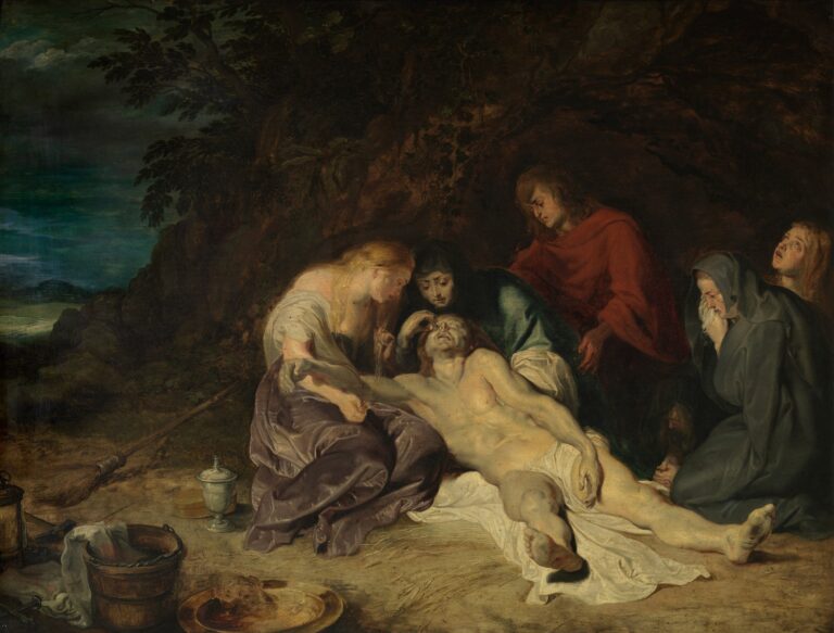 Lamentation sur le Christ mort avec saint Jean et les saintes femmes – Peter Paul Rubens Peter Paul Rubens