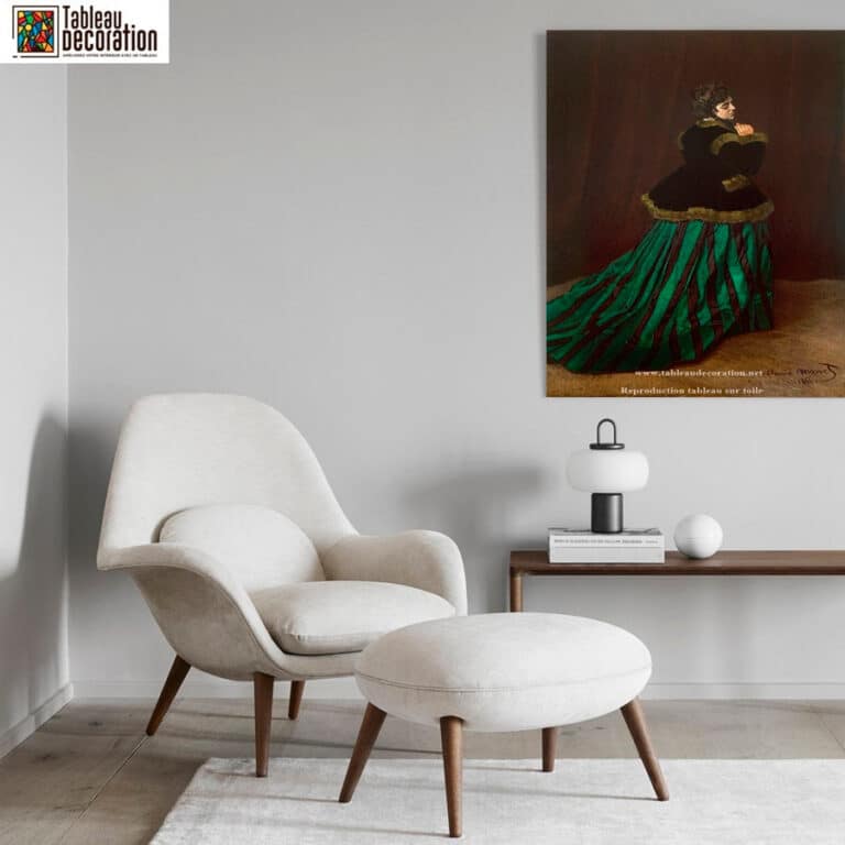 La Femme en robe verte – Claude Monet Claude Monet 5