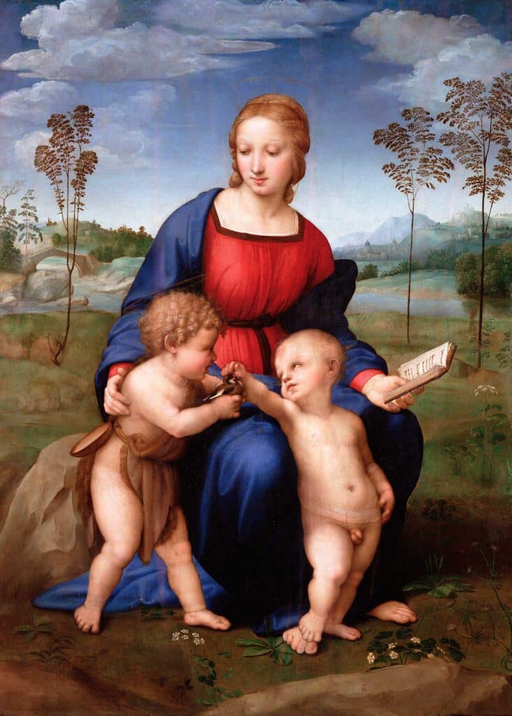 La vierge au chardonneret – Raphaël (peintre) Raffaello Sanzio