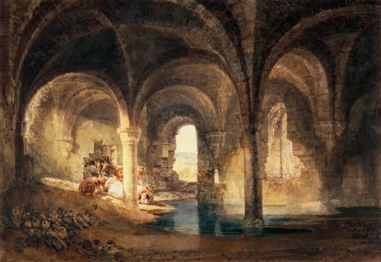 Réfectoire de l’abbaye de Kirkstall – William Turner William Turner