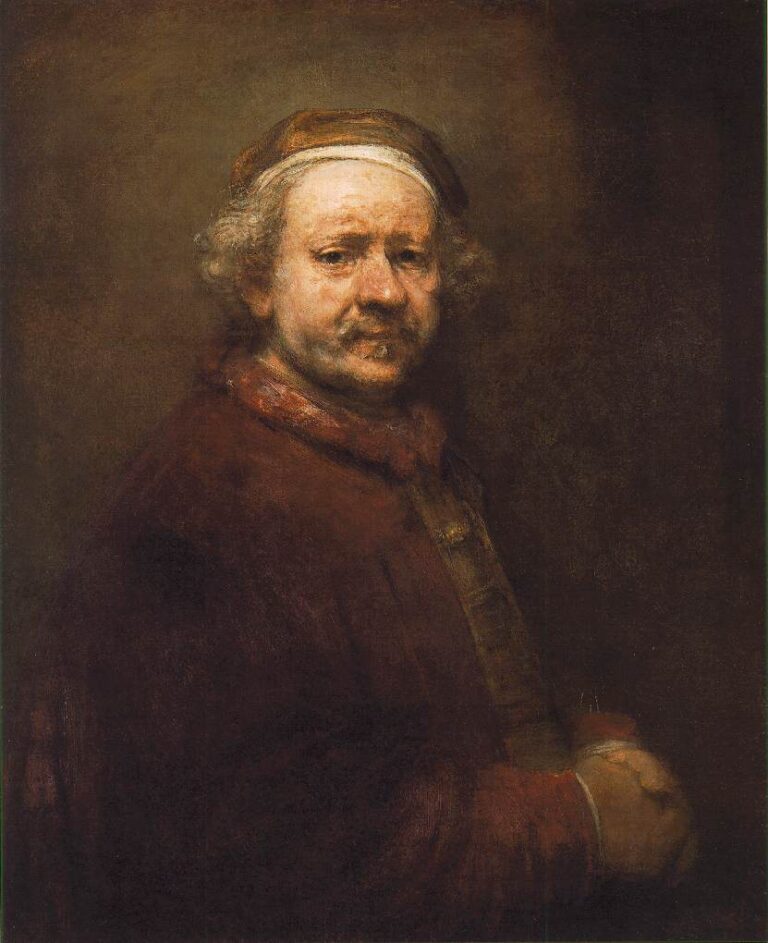 Autoportrait à l’âge de 63 ans – Rembrandt van Rijn Rembrandt van Rijn