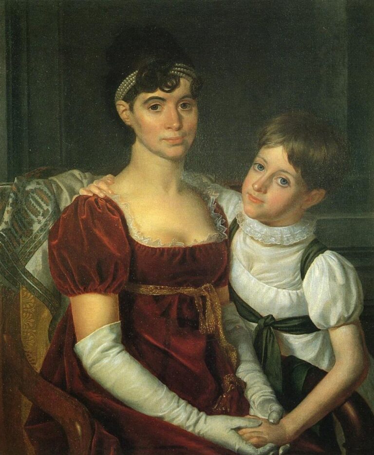 Alida Livingston Armstrong et sa fille – Rembrandt Peale Rembrandt Peale