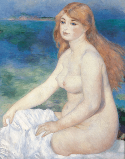 La Baigneuse blonde  – Pierre-Auguste Renoir Pierre-Auguste Renoir