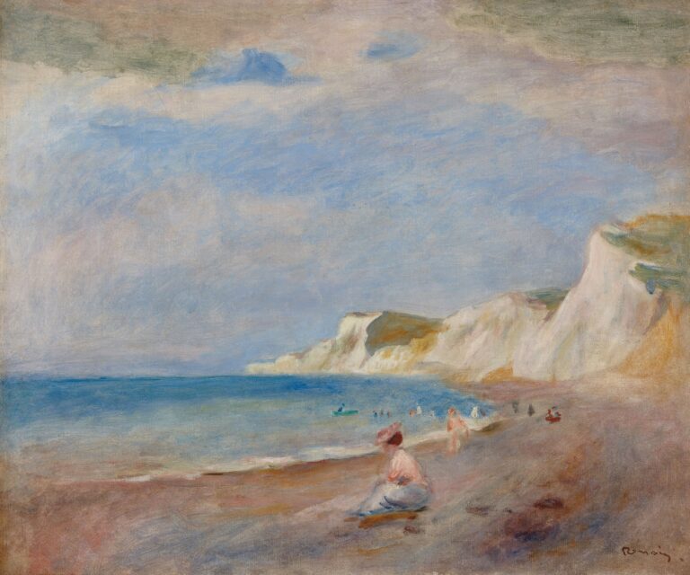 La plage de Varangeville – Pierre-Auguste Renoir Pierre-Auguste Renoir