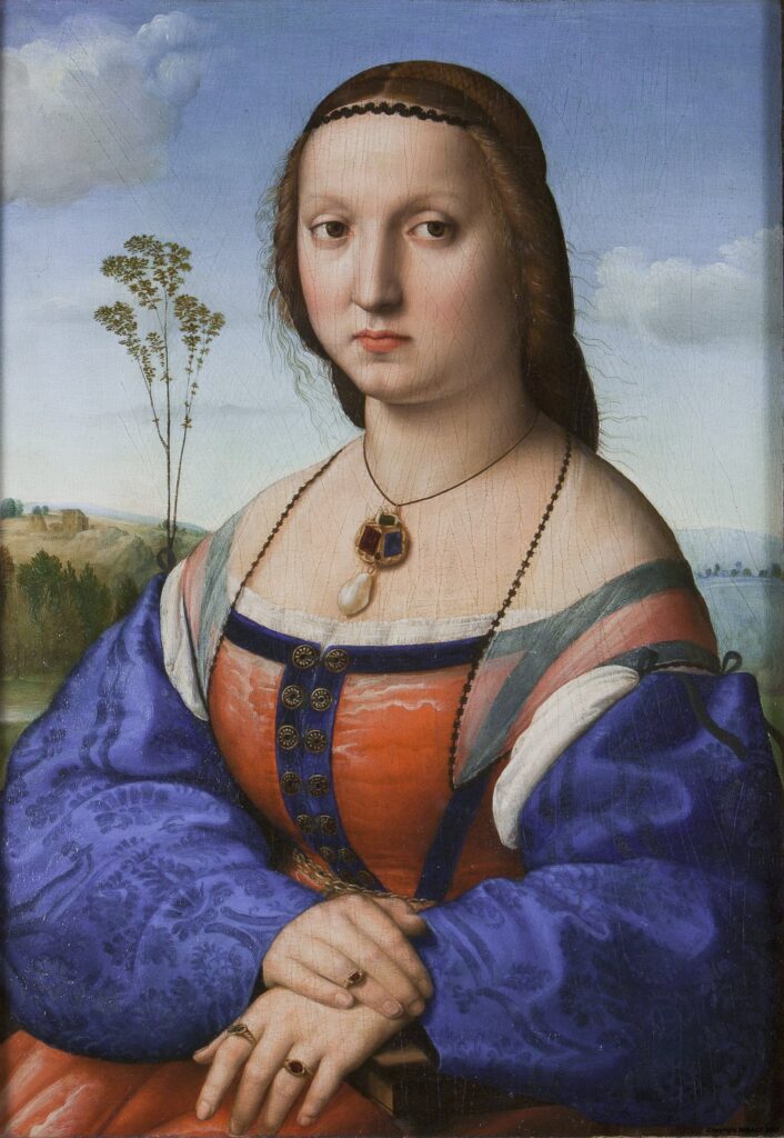 Portrait de Maddalena Doni – Raphaël (peintre) Raffaello Sanzio