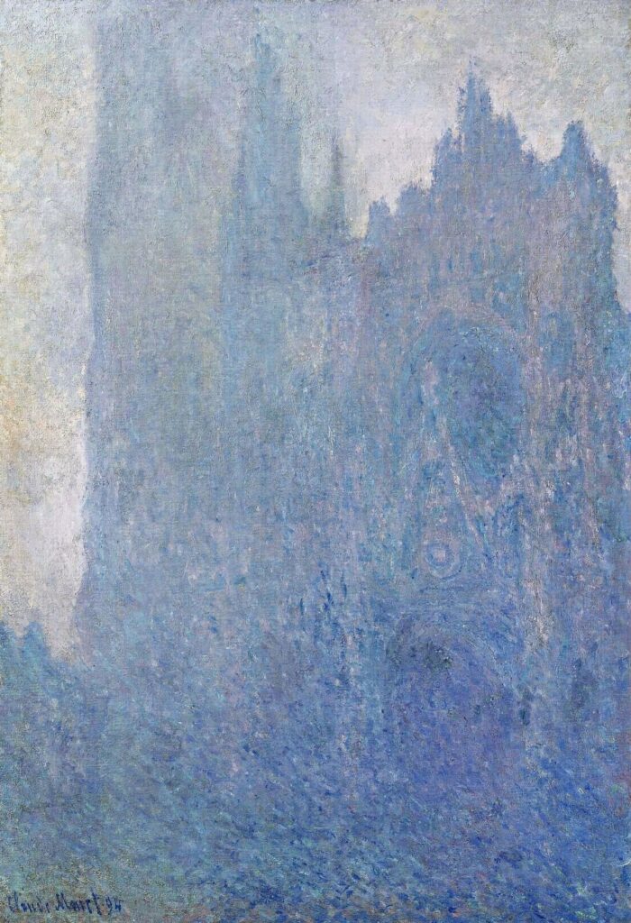 La Cathédrale de Rouen dans le brouillard (W1349) – Claude Monet Cathédrales de Rouen de Claude Monet