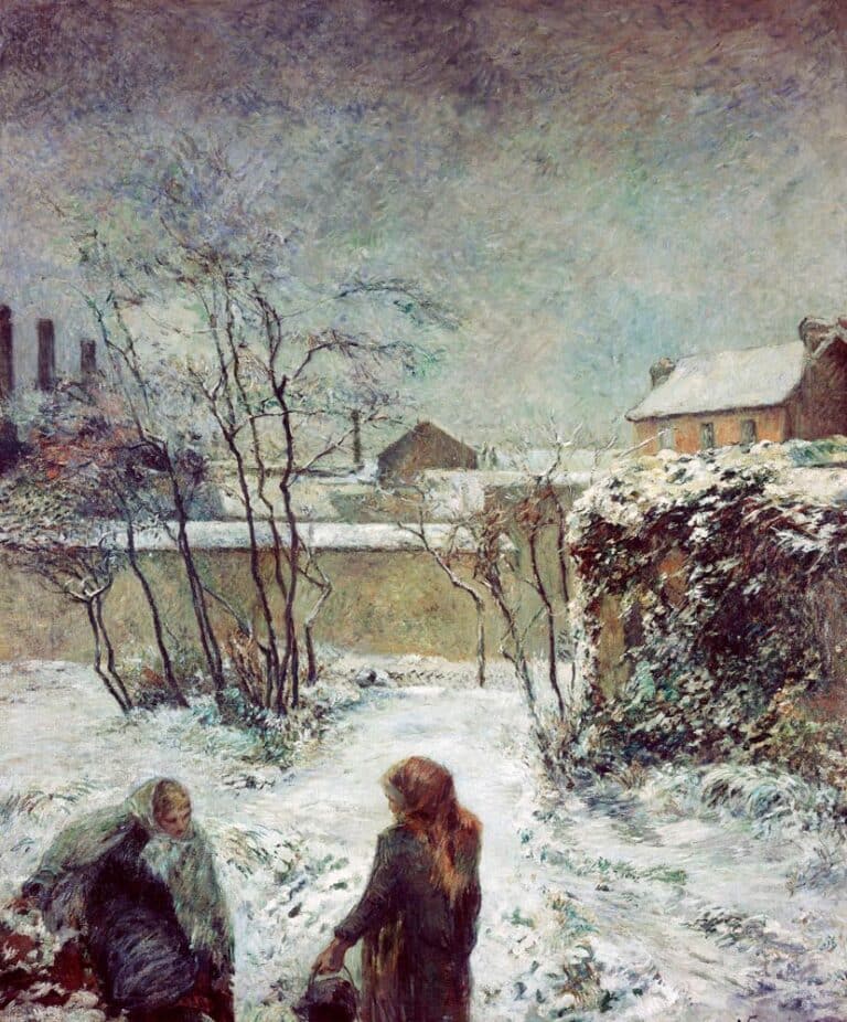 Rue carcel en hiver – Paul Gauguin Paul Gauguin