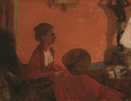 Madame Camus en rouge – Edgar Degas Edgar Degas