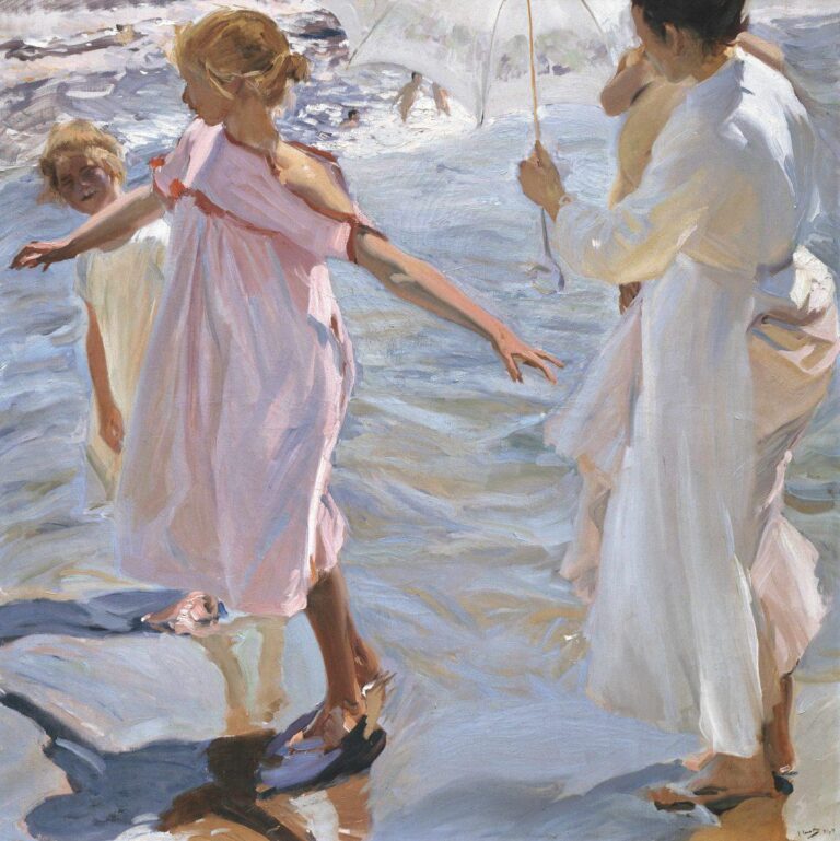 Il est temps de prendre un bain – Sorolla Joaquín Sorolla