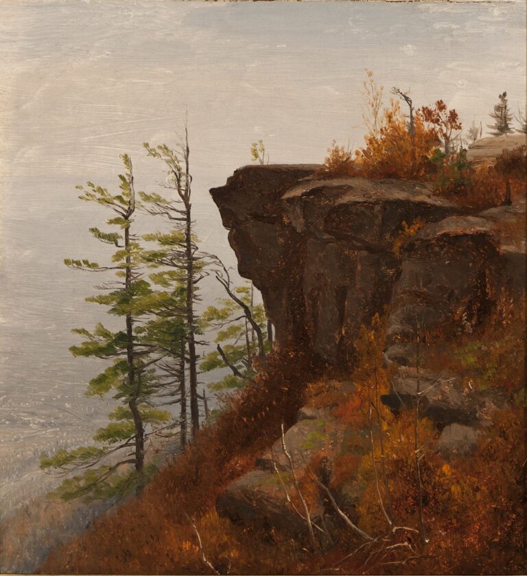 Une corniche dans les Catskills – Sanford Robinson Gifford Sanford Robinson Gifford