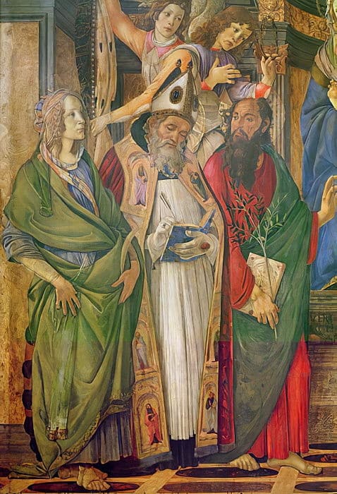 Catherine, Augustin et d’autres – Sandro Botticelli Sandro Botticelli