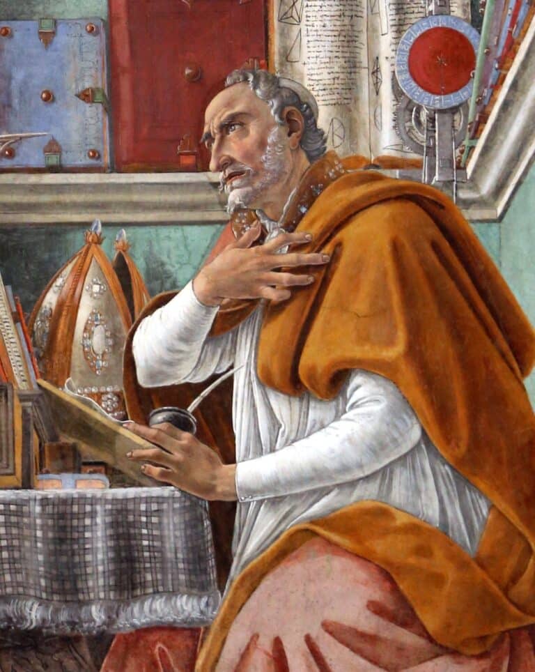 Saint Augustin dans sa cellule (Détail) – Sandro Botticelli Sandro Botticelli
