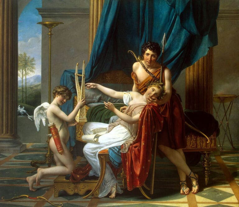 Sappho et Phaon – Jacques-Louis David Jacques-Louis David