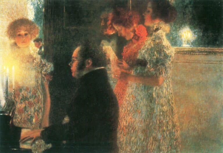 Schubert au piano ii – Gustav Klimt Gustav Klimt