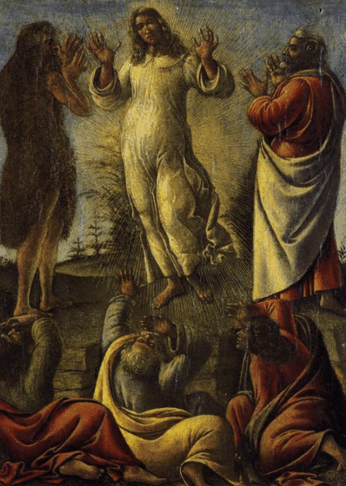 Triptyque représentant la Transfiguration, Jésus apparaissant à ses disciples avec les SS. Jérôme et Augustin – Sandro Botticelli Sandro Botticelli