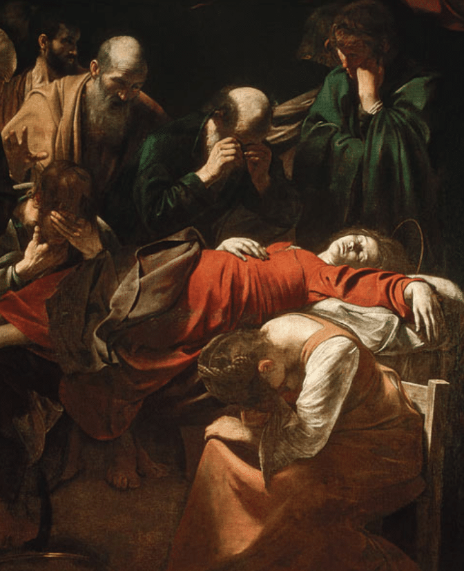 La Mort de la Vierge de Caravage Le Caravage