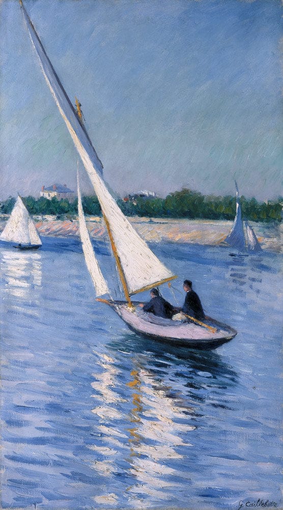 Voiliers sur la Seine à Argenteuil, 1893 – Caillebotte Gustave Caillebotte