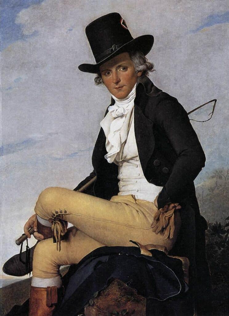 Portrait de pierre seriziat- Jacques-Louis David Jacques-Louis David