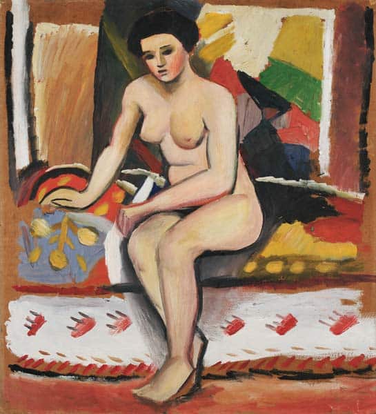 Femme nue assise – August Macke August Macke