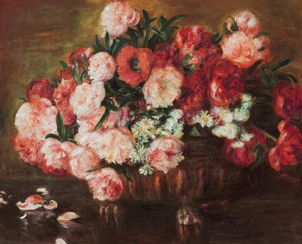 Nature morte avec pivoine – Pierre-Auguste Renoir Pierre-Auguste Renoir