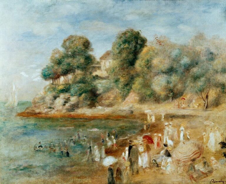 Plage près de Pornic – Pierre-Auguste Renoir Pierre-Auguste Renoir