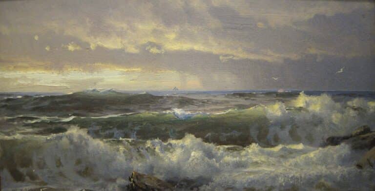 Surf sur les rochers – William Trost Richards William Trost Richards