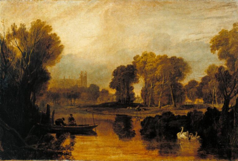 Eton College depuis la rivière – William Turner William Turner