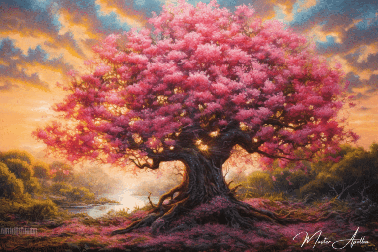 Tableau arbre en fleur beauté Tableaux Contemporains