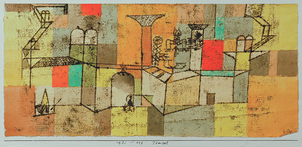 Temple, 1921.119 – Paul Klee Paul Klee