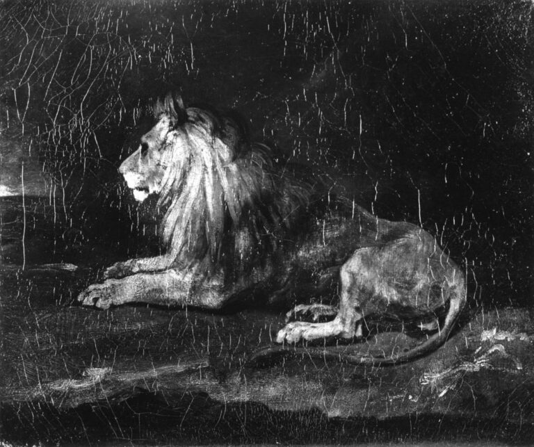 Lion en repos – Théodore Géricault Théodore Géricault