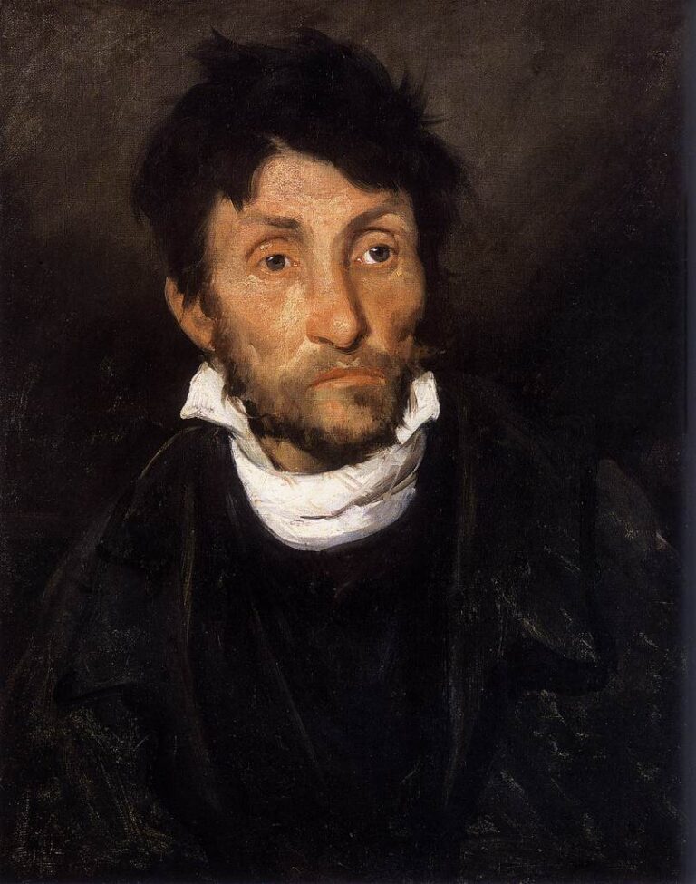 Portrait d’un kleptomane – Théodore Géricault Théodore Géricault