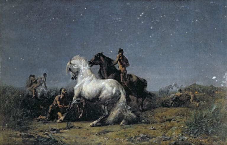 Les voleurs de chevaux – Eugène Delacroix Eugène Delacroix