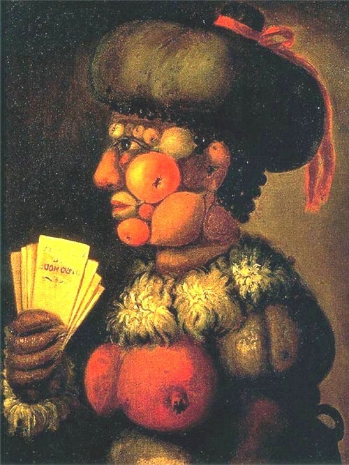 La dame du bon goût – Arcimboldo Giuseppe Arcimboldo