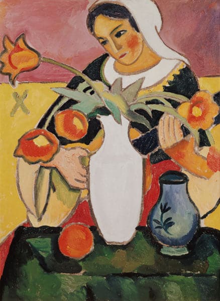 Le joueur de luth – August Macke August Macke