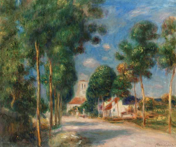 La route d’Essoyes – Pierre-Auguste Renoir Pierre-Auguste Renoir