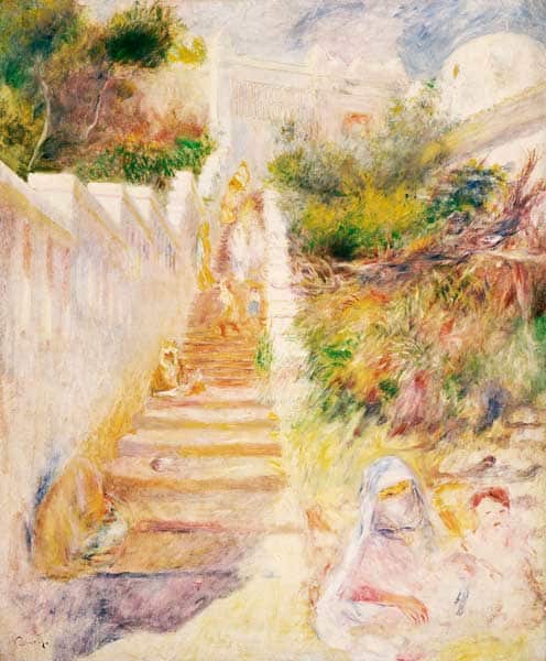 Les marches, Alger – Pierre-Auguste Renoir Pierre-Auguste Renoir