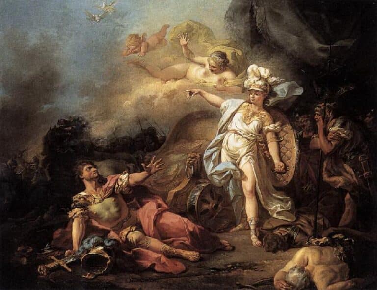 Minerva combattant Mars – Jacques-Louis David Jacques-Louis David