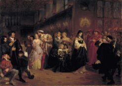 La cour d’Anne Boleyn – Emanuel Leutze Emanuel Leutze