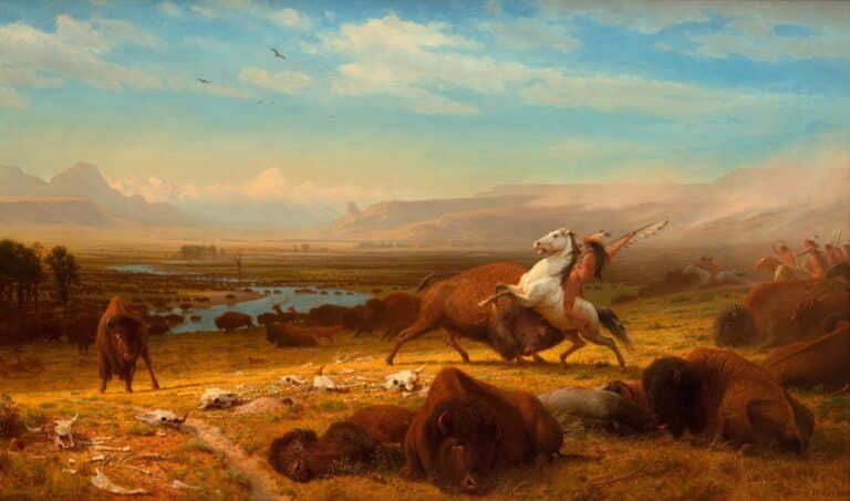 Le dernier des bisons – Albert Bierstadt Albert Bierstadt