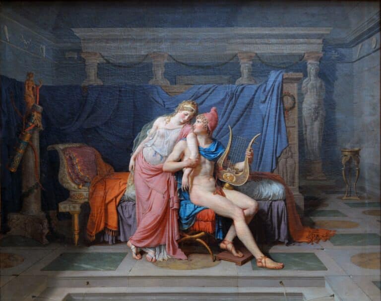 Les amours de Paris et d’Hélène – Jacques-Louis David Jacques-Louis David